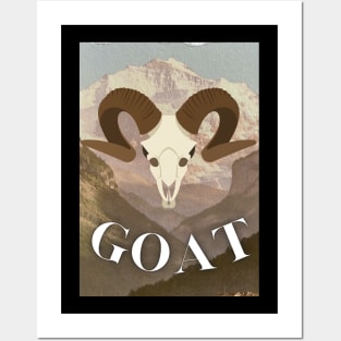 Goat Skull High Mountains Vintage Posters and Art